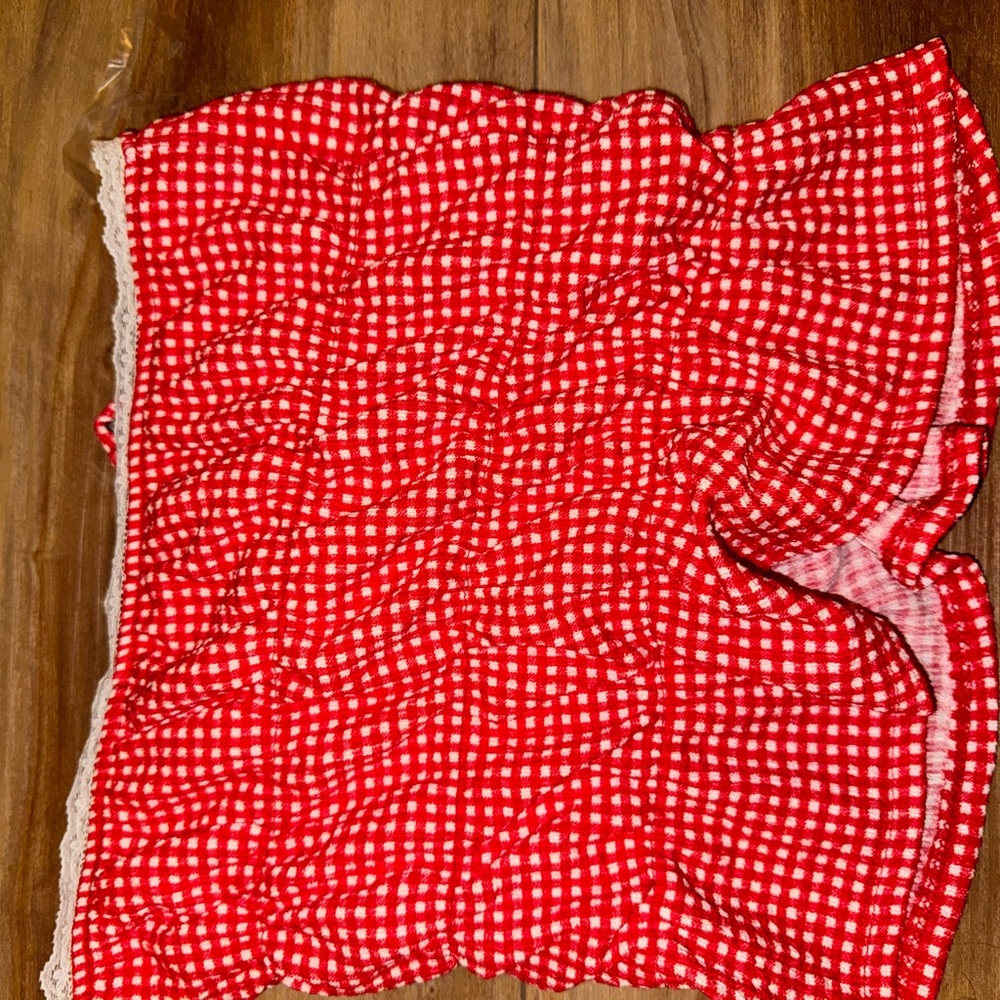 Red Gingham Top - Picture 3 of 3